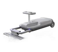 Kids Go Kart, Portable Multi-Function Riding Toy with Removable Mop Head, 6L Storage, 360° Rotation, Gradient Light Screen for Indoor & Outdoor Use