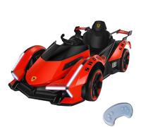 Kids Go Kart with Drift Race Pedal, 12V 7AH Battery, 390W Motors, Rocking Mode, Mood Light, Shock Springs for Smooth Handling, Suitable for Boys and Girls