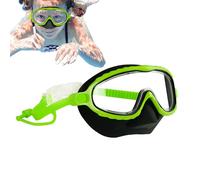 Kids Goggles with Nose Cover,Diving Glasses - Anti-Fog No-Leak Waterproof Diving Goggles Snorkeling Gear for 4-16 Years Old Kids