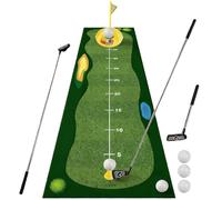 Kids Golf - Portable Mini Golf Kit, Outdoor Sports Learning Game, Smooth Swing Clubs Design, Interactive Play | Ideal For Backyard Fun Garden Play School Activities Family Events Camping Beach