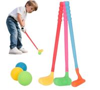 Kids Golf Set - Golf Games for Kids with Balls - Lightweight Family Bonding Toys for Preschool Sports Education Activities Outdoor Backyard Practice Game Night