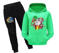 Kids Gorilla Tag Hoodies and Pants 2Pcs Set Boys Monke Merch Sweatshirts Kids Gorilla Tag Merch Hoodie (green,140cm,7 Years,8 Years)