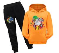 Kids Gorilla Tag Hoodies and Pants 2Pcs Set Boys Monke Merch Sweatshirts Kids Gorilla Tag Merch Hoodie (orange,150cm,9 Years,10 Years)