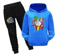 Kids Gorilla Tag Hoodies and Pants 2Pcs Set Boys Monke Merch Sweatshirts Kids Gorilla Tag Merch Hoodie (blue,140cm,7 Years,8 Years)