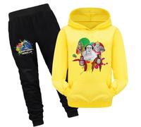 Kids Gorilla Tag Hoodies and Pants 2Pcs Set Boys Monke Merch Sweatshirts Kids Gorilla Tag Merch Hoodie (yellow,150cm,9 Years,10 Years)