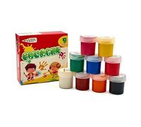 Kids Gouache Paint Set - Bright Water-Based Gouache Colours, EN71 Certified, Made in Europe, for Art, School & Creative Play - 9 colours