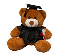Kids Graduation Bear - Graduation Bear 2024 - Plush Bear with Hat, Graduation Bear Celebrates College Graduation and Elementary Schools for Kids Graduation Bear Graduation Decoration by laur