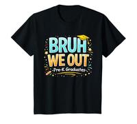 Kids Graduation Bruh We Out Preschool Grad Student T-Shirt
