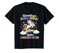 Kids Graduation Goodbye Preschool Hello Kindergarten Grad Student T-Shirt