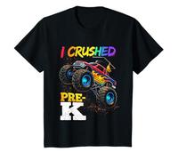 Kids Graduation I Crushed Pre-K Preschool Grad Student T-Shirt