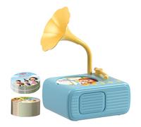 Kids Gramophone - Toddler Gramophone Toy - Toddler Pre-Kindergarten Toy | Kids Phonograph Record Player With 96 Story & Music Cards | Educational Children's Phonograph For Boys & Girls | Interactive