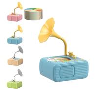 Kids Gramophone with 96 Cards, Kids Phonograph Story Music Player, Toddler Gramophone Toys, with Bluetooth, Story & Music for Boys and Girls Ages 3+ Early Learning Childhood Education (Blue)