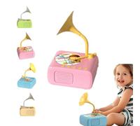 Kids Gramophone with 96 Learning Cards, 2025 New Early Education Phonograph Story Machine, Children's Music Player Toy,Toddler Music Player Storytelling Toy, Kids Phonograph Record Player Toy