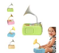 Kids Gramophone with 96 Learning Cards, 2025 New Early Education Phonograph Story Machine, Children's Music Player Toy,Toddler Music Player Storytelling Toy, Kids Phonograph Record Player Toy