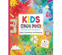 Kids Graph Paper Notebook: 100 Pages Half-Inch Squares for Math, Geometry, and Drawing - Fun & Colorful Glossy Cover: Book Title cannot be edited ... has been published. Click here to learn more.