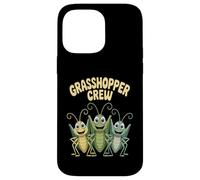 Kids Grasshopper Crew Funny Cartoon Insect Party Birthday Case for iPhone 14 Pro Max