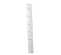 Kids Growth Chart Hanging Ruler Canvas Wood Wall Decor | Silver Finish, Nordic Style, for Dorm Windows, Decorative Tape Layout Tracks Baby's Growth