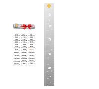 Kids Growth Chart Mirrors, Wall Hanging Ruler, 47 Inches Children's Height Tracker Decorative Mirror & Charming Aesthetic, Room Accent for Nursery, Playroom, Bedroom, Apartments or Daycare