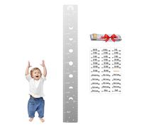 Kids Growth Chart Mirrors, Wall Hanging Ruler, 47 Inches Children's Height Tracker Decorative Mirror & Charming Aesthetic, Room Accent for Nursery, Playroom, Bedroom, Apartments or Daycare