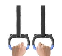 Kids Gymnastics Rings | 440 lbs Adjustable Workout Attachments - Gymnastic Rings for Pull up Bar,for Kids Home Backyard Indoor Outdoor Playground Obstacle Course Basement Calisthenics Training Exercis