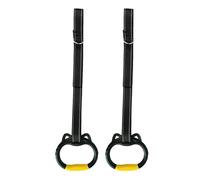 Kids Gymnastics Rings, Children Trapeze, Adjustable Straps Compact Design Safe Support Easy Setup Stable Structure, Gym Rings for Home, Full Body, Workout 5.91x5.91 Inches