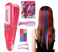 Kids Hair Dye Stick Set, 6 Colors Temporary Hair Chalk Comb, Washable Hair Coloring Set, Pretend Safe Hair Makeup Simulated Toys for Party, Christmas, Halloween, Birthday