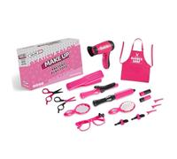 Kids Hair Salon Hairdresser Toy Set With Styling Comb Scissors Blower Pretend Haircut Tool Kits Girl Educational Playset Pretend Play Hair Styling Kits For Kids
