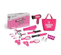 Kids Hair Salon Hairdresser Toy Set With Styling Comb Scissors Blower Pretend Haircut Tool Kits Girl Educational Playset Pretend Play Hair Styling Kits For Kids