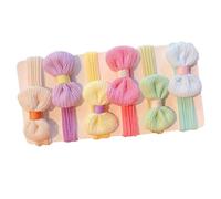 Kids Hair Ties Styling Tool Accessories Thin Ponytail Holder Curly Seamless | 6 Piece Little Hair Ties for Girls Fashion Thick Thin Accessories for Curly Hair Styling Curly Tots Kids