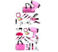 Kids Hairdressing Set - Beauty Salon Carry Case Playset | Kids Toy Salon Kit | Hair Styling Tools & Accessories | Pretend Makeup Set For Girls | Portable Beauty Case Gift For Children, & Birt
