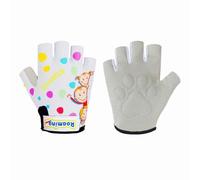 Kids Half Finger Climbing Gloves for Age 1-10 Boys Girls Gymnastics Monkey Bars, Good Grip Control Gloves for Scooter Balance Boards Biking Fishing Outdoor Sports