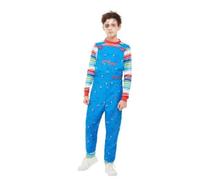 Kids Halloween Chucky Costume Boy's Play Killer Fancy Dress Cosplay Jumpsuit UK