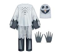 Kids Halloween Costume Boys 99-Nights in the Forest Deer Costume, Childrens Scary Halloween Costumes for Kids Boys, 99Nights Owl Monster Horror Animal Costumes Party Cosplay (Owl, 11-12 Years)