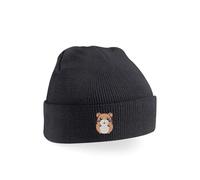 Kids Hamster Beanie Hat (UK, Age, One Size, Black)