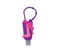 Kids Hand Sanitizer Emty Bottles Refillable Bottle Bottles With Silicone cover/case Leakproof Travel Essentials for Children Great for School and playgrounds clip on bags and prams (Princess shoe)