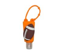 Kids Hand Sanitizer Emty Bottles Refillable Bottle Bottles With Silicone cover/case Leakproof Travel Essentials for Children Great for School and playgrounds clip on bags and prams (Rugby)