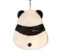 Kids Hand Towels - Hangable Panda Bee Pattern, 2-Pack Round Velvet Ball with Elastic Hanging Loop, Soft Microfiber Plush, Cute Super Absorbent Fingertip Cloth, for Kids Women Bathroom Home
