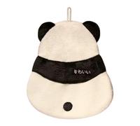 Kids Hand Towels, Panda Bee Puff, Hangable Cloth with Quick Dry, Cute Loop with Soft Texture, 9.06x9.84 Inches, Fun Bathroom Accessory for Home Kitchen Work Restaurant Use