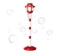 Kids Handheld Bubble Machine, Rechargeable Lights Fun Electric Bubble Blower, Street Lamp Stand-Up Design Outdoor Game for Children Teenagers School Party Birthday