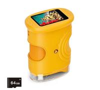 Kids Handheld Digital Microscope 2Inch Color Screen Camera LED Magnifyings Tool for Educational Use Science Toy for Kids