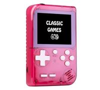 Kids Handheld Game Console Built-in 289 Classic Games, Portable Video Game Console with 2.8" Color Screen, Rechargeable Battery, Handheld Electric Game for Boy Girl (Red)