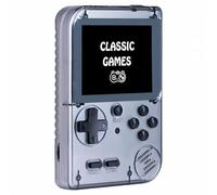 Kids Handheld Game Console Built-in 289 Classic Games, Portable Video Game Console with 2.8" Color Screen, Rechargeable Battery, Handheld Electric Game for Boy Girl (Grey)
