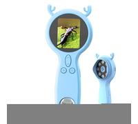 Kids Handheld Microscope | Portable Digital Magnifier 50X - Multi-functional Magnifying Glass, Two Lens Microscope,for Coin Collection