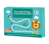 Kids Handwriting Practice Book, 2025 Preschool Tracing Workbook with 8 Pens, for Ages 3-5