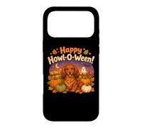 Kids Happy Howl-O-Ween Halloween Red Long Haired Dachshund Case for iPhone 17 Pro Max