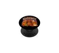 Kids Happy Howl-O-Ween Halloween Red Long Haired Dachshund PopSockets Adhesive PopGrip
