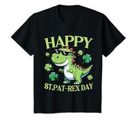 Kids Happy St. Pat-Rex Day Dinosaur T rex Boys St Patricks Day T-Shirt