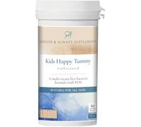 Kids Happy Tummy Live Cultures Powder, 60g - 7 Strains, 1 Billion CFU with FOS - Children's Food Supplement - Forever & Always Supplements
