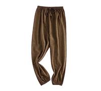 Kids Harem Loose Casual Baggy Sports Dancing Pants Girls Harem Trouser Boys Joggers Casual Elastic loomers Girls 3 to 12 Years (Coffee, 8-9 Years)