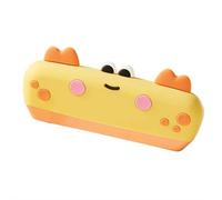 Kids Harmonica, Silicone & Washable 16 Holes Musical Toy, Key of C with Removable Mouthpiece for Easy Cleaning, for Toddlers & Children (Crab)